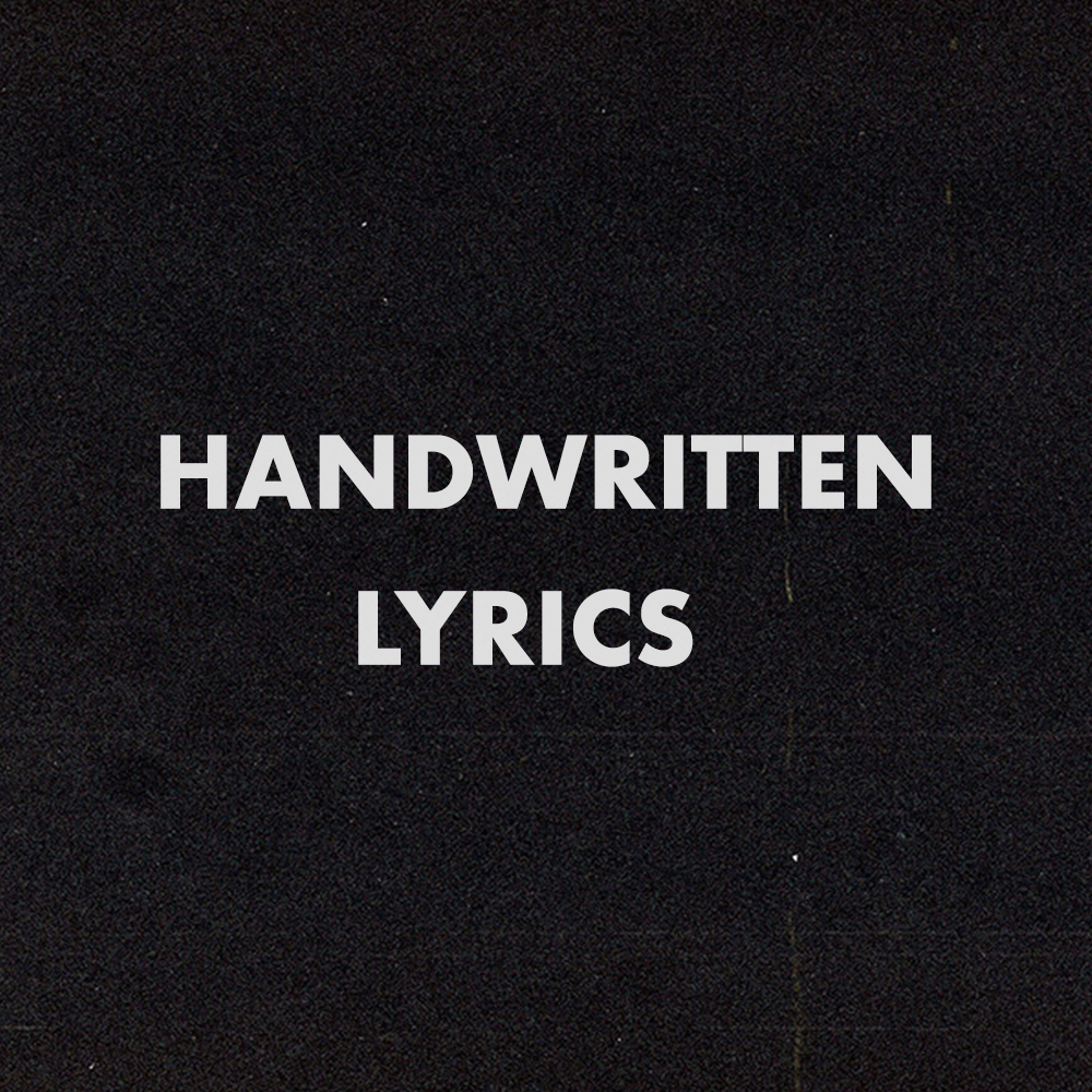 Handwritten Lyrics